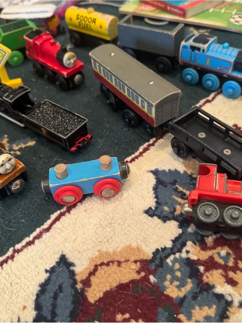 Thomas train large set - and others Wooden Train Toy Set